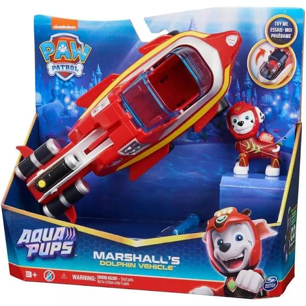 Paw Patrol Aqua Pups Marshall's Dolphin Vehicle