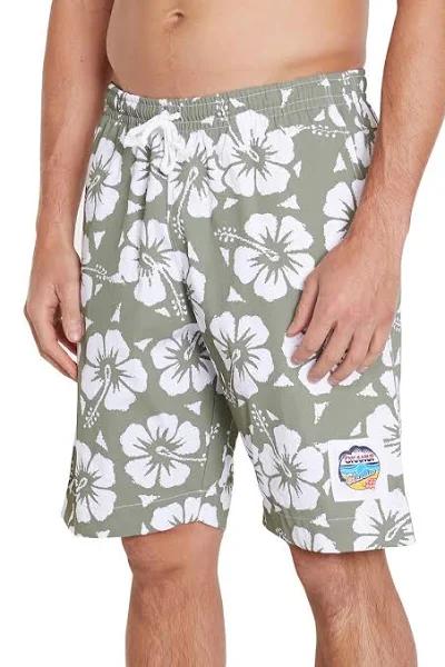 Okanui - Classic Shorts - Hibiscus Olive M