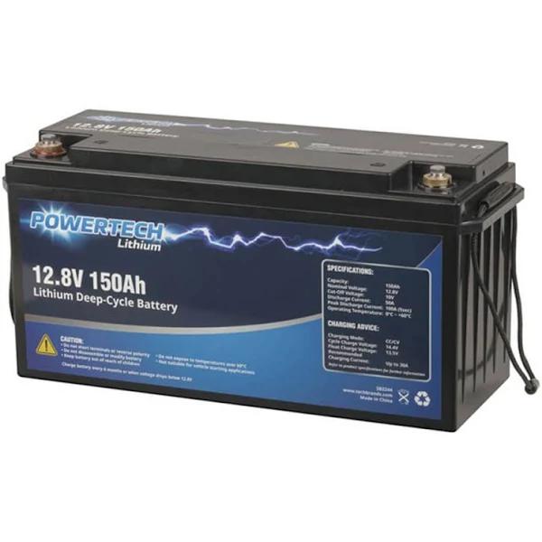 12.8V 150Ah Lithium Deep Cycle Battery - Jaycar