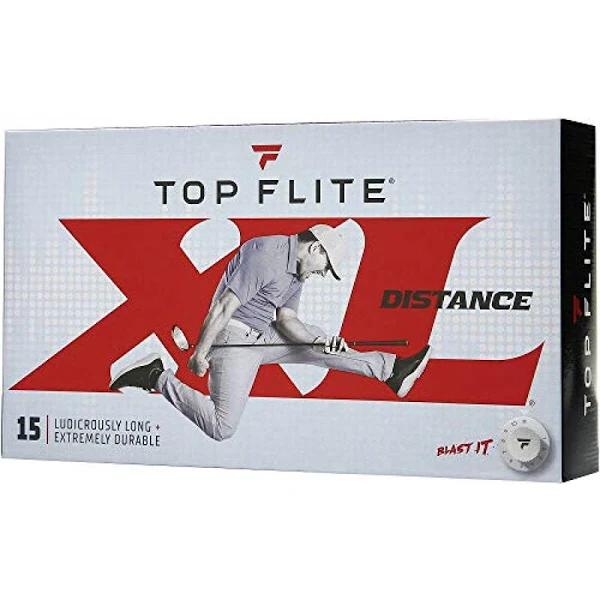 Top-Flite 2020 XL Distance Golf Balls – 15 Pack