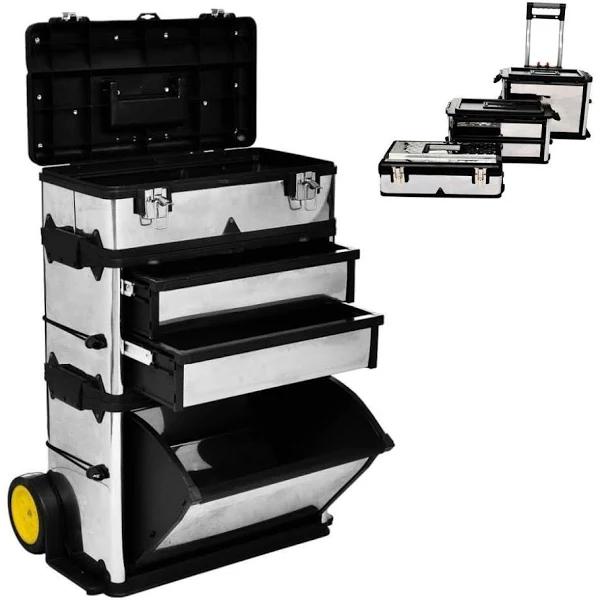 Portable Tool Chest Storage Cabinet Toolbox Trolley Drawers Rolling Organiser - AfterPay & zipPay Available