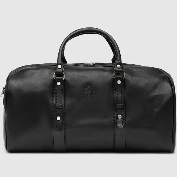 Republic of Florence - Men's Black Weekender - The Polo Medium Leather Duffle Bag - Size One Size at The Iconic