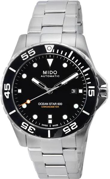 Mido Ocean Star Diver 600 Automatic Watch Black