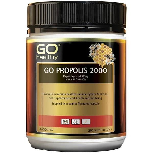 Go Healthy Go Propolis 2000mg 200 Softgel Capsules