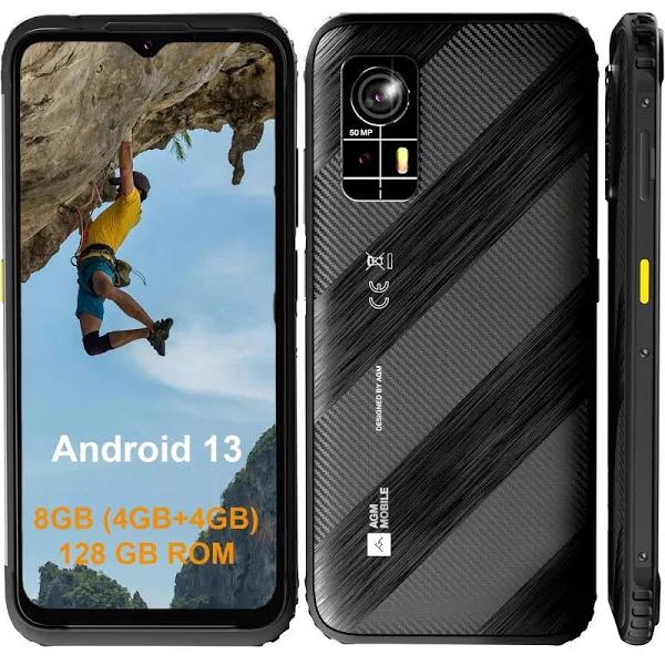 AGM H6 Lite Rugged Smartphone 4G Dual Sim - Black