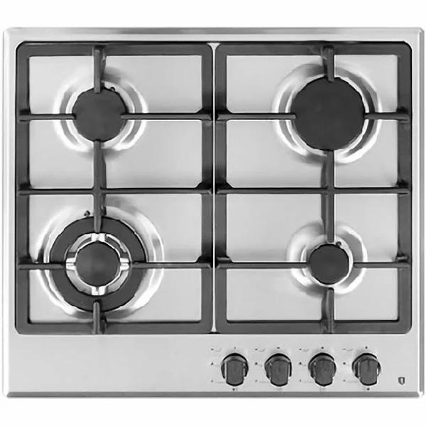 Tisira 60cm 4 Burner Stainless Steel Gas Cooktop With Wok Burner (TGWF63E)