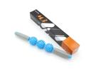 TopYoga 3 Balls Trigger Point Muscle Massage Stick Spikey Therapy Roller (Blue)