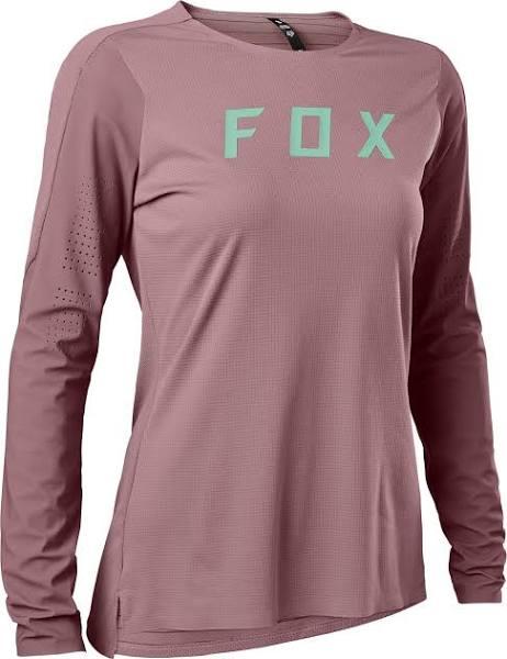 Fox Flexair Short Sleeve Jersey Womens - Plum - XS