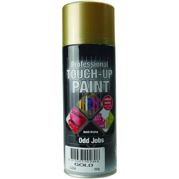 Odd Jobs Professional Touch Up Paint Metallic Gold Aerosol 250g