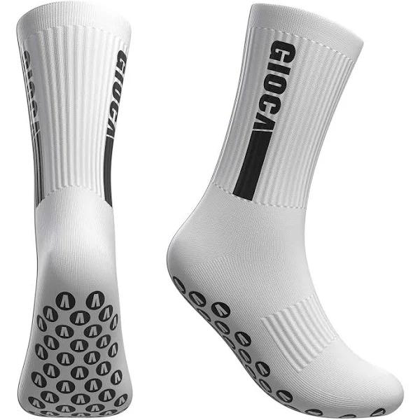 Gioca Grip Socks - White