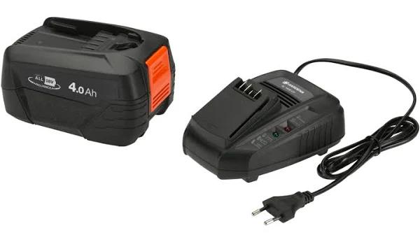 Gardena Quick Charger & 4.0Ah Battery Kit