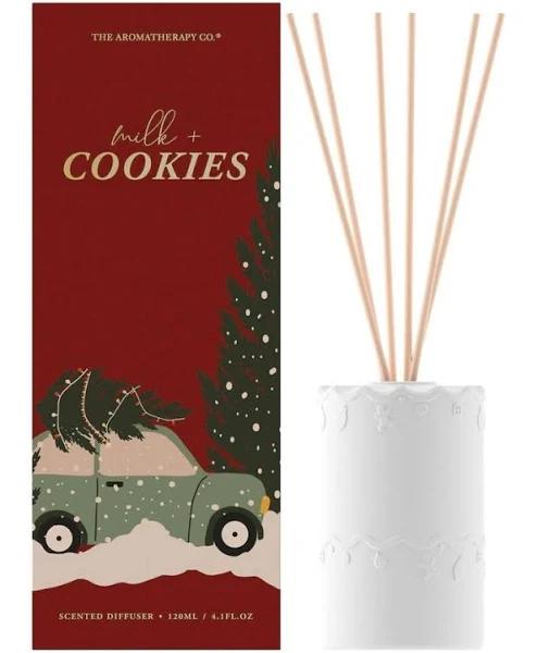 The Aromatherapy Company Milk & Cookies Diffuser 120ml in Red