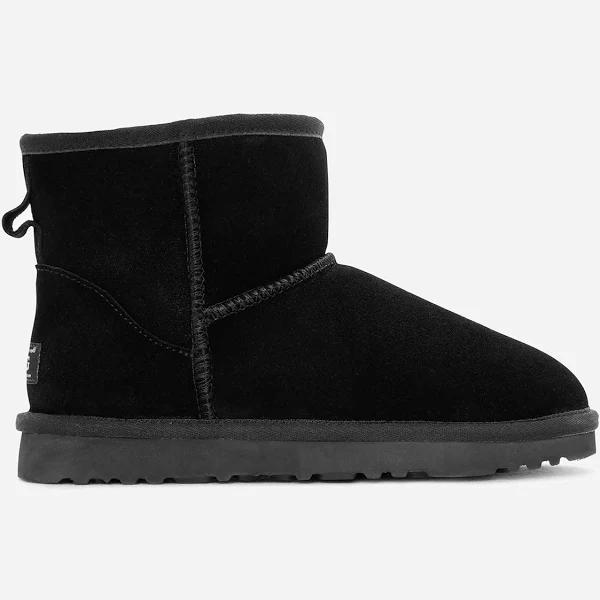 UGG OZWEAR UGG Boots Genuine Australian Sheepskin Unisex Mini Classic Suede (Large Size)-Black-45