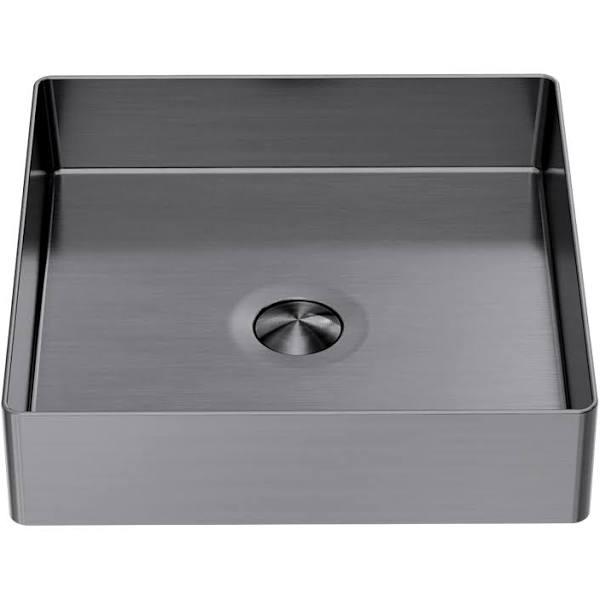 Nero Basin 400mm Square Stainless Steel Graphite NRB401SGR