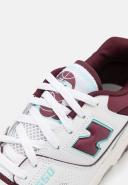 New Balance Men's 550 WHITE/NB Burgundy - Size 14