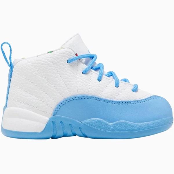 Air Jordan 12 Retro TD 'Emoji' Sneakers | White | Infant Size 10