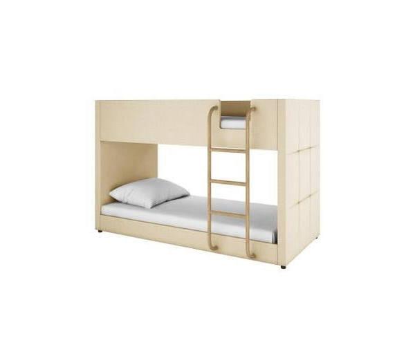 Liviana Bunk Bed and Mattress Package with Rug