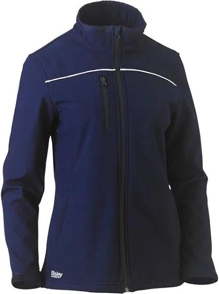 Bisley Womens Soft Shell Jacket (BJL6060) 24 / Navy