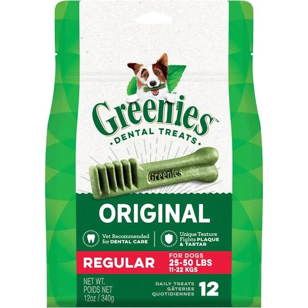 Greenies Original Regular Dental Dog Treat 340 G