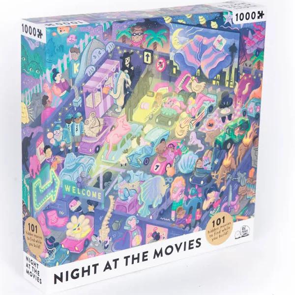 Night at The Movies Jigsaw Puzzle, 1000 Piece