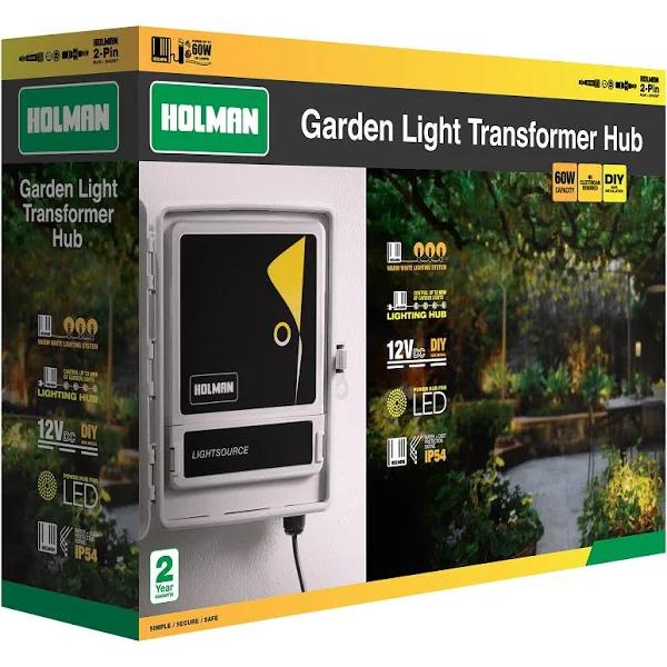 Holman Warm White Garden Light Transformer Hub