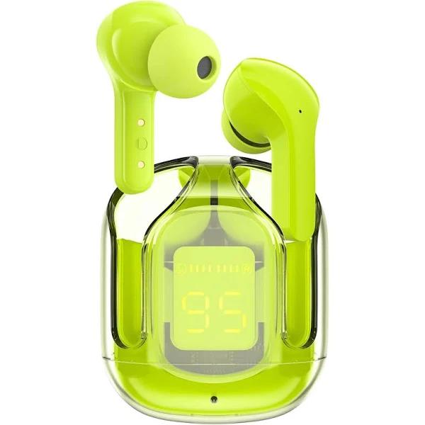 ACEFAST TWS Wireless Earphones with Charging Case - Lime Green