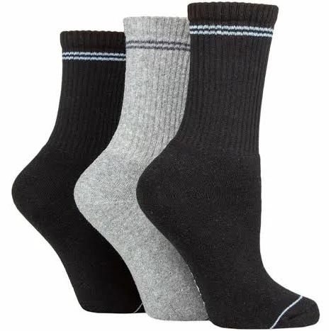 TORE 3pk 100% Recycled Cotton Fashion Sports Socks - Women's