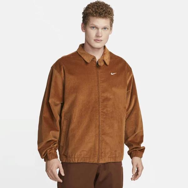 Nike Life Harrington Jacket - Ale Brown | White / XL