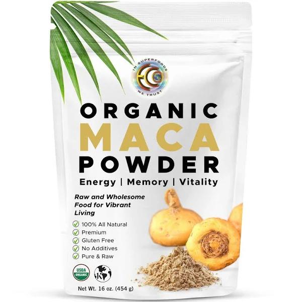 Earth Circle Organics Raw Organic Maca Powder 16 oz (454 g)