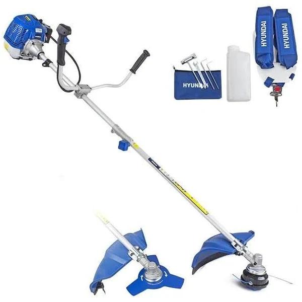 Hyundai Whipper Snipper & Brushcutter 33cc Straight Shaft Petrol Grass Trimmer Lawn Edger String Metal Blade