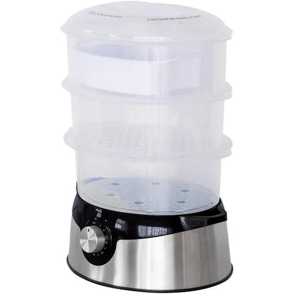 Healthy Choice 3 Tier Food Steamer with Stainless Steel Base