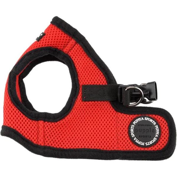 Puppia Soft Vest Dog Harness Large Red*