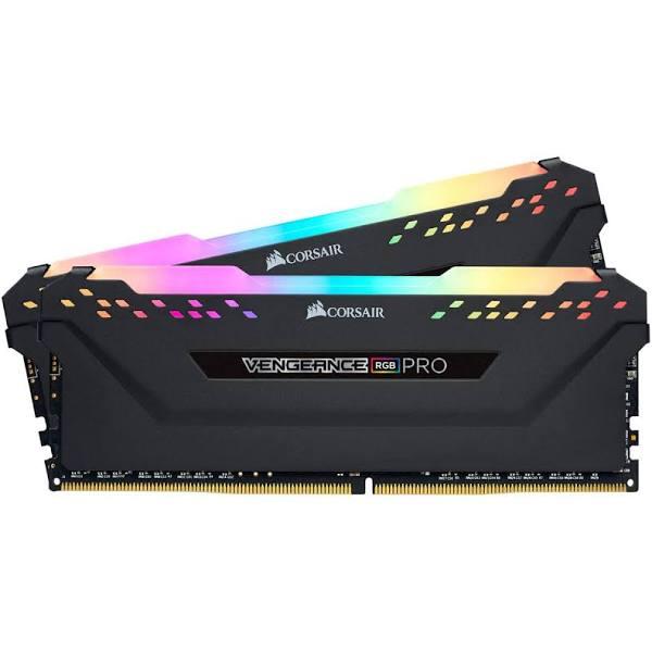 Corsair Vengeance RGB Pro 16GB (2x 8GB) DDR4 3200MHz Memory - Black