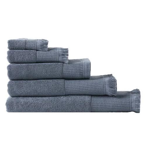 Linen House Eden Towel Range in Bluestone Bath Sheet