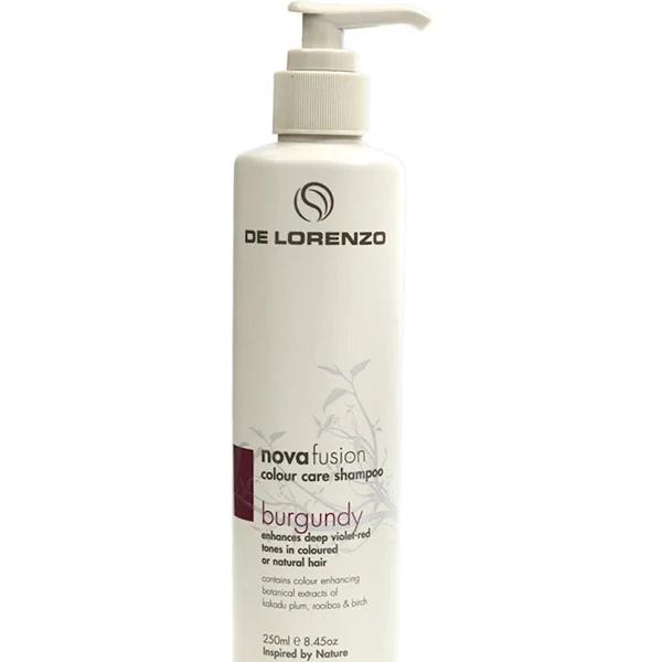 De Lorenzo Novafusion Burgundy Colour Care Shampoo 250mL