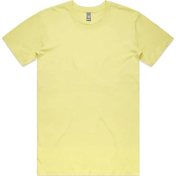 Mens Staple tee-Lemonade | Ideal with Any Colour Pants or Jackets | L / Lemonade