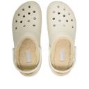 Crocs Women's Classic Platform Lined Clog; Bone, W9