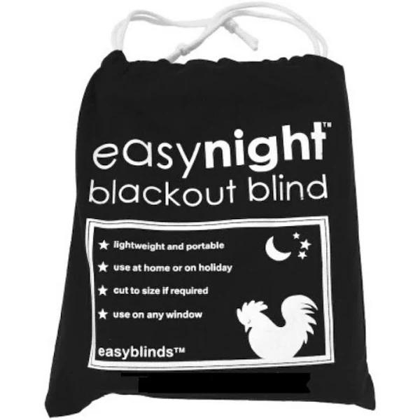 Easynight Blackout Blinds Black Home 2m x 1.45m