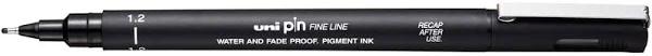 Uni Pin Fineliner Pen 0.5mm - Dark Grey