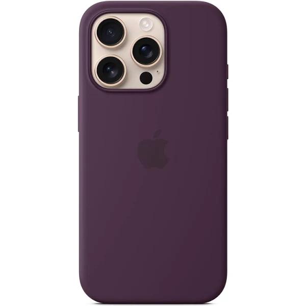 Apple iPhone 16 Pro Silicone Case with MagSafe - Plum