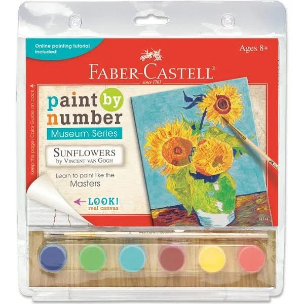 Faber-Castell Paint by Number Museum Series Paint Your Own Sunflowers