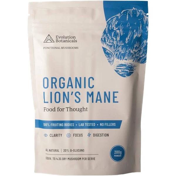 Evolution Botanicals Organic Lion's Mane - Pouch | 200g