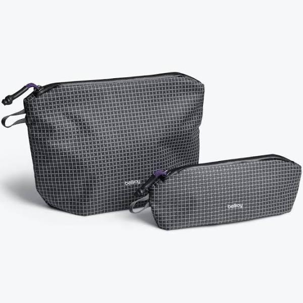 Bellroy Lite Pouch Duo | Lightweight Pencil Case and Carryall | Arcade Gray