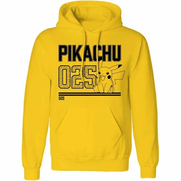 Pokemon Hooded Sweater Pikachu Line Art Size, M