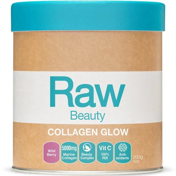 Amazonia Raw Collagen Glow 5000 200g Wild Berry