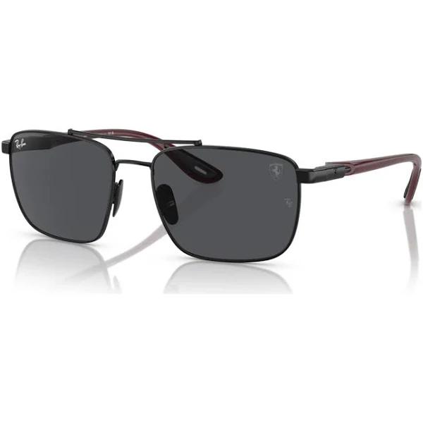 Ray-Ban Rb3715M Black - Male Sunglasses, Dark Grey Lens