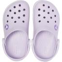 Crocs Kids' Crocband Clog, LAVENDER/NEON Purple, J2