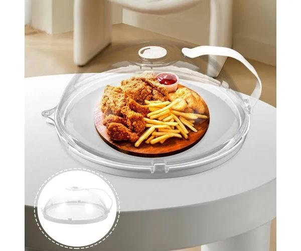 Clear Plates Glass Dishes High Temperature Resistance Microwave Food Cover Warming Oven Lid