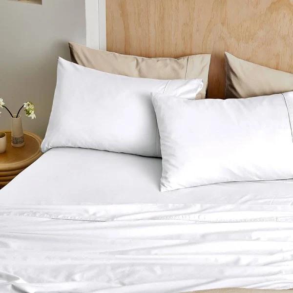 MyHouse Egyptian Luxe Sheet Set King Single / White