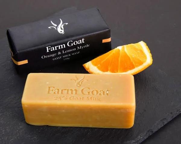 Farm Goat Soap 110g - Orange & Lemon Myrtle